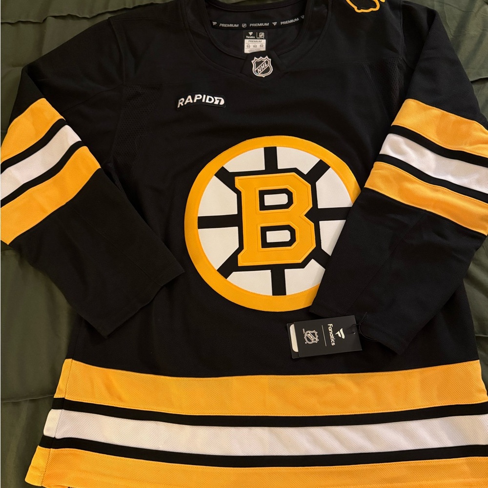 New Bruins Fanatics/Rapid7 Jersey